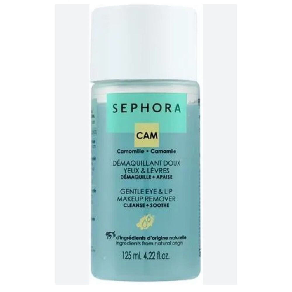 New Sephora Gentle Eye and Lip Makeup Remover .125ml X 3 Bottles